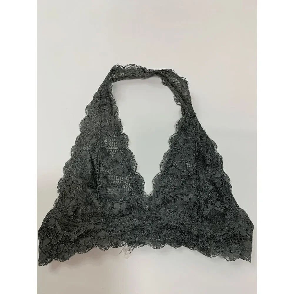 Intimately Free People Black Lace Bralette